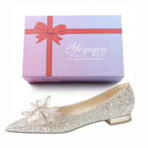 Повседневные туфли 2 см женские Take the Qin, Champagne