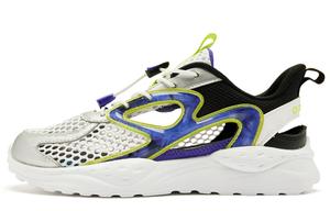 Детские кроссовки GS Low-top  White / King Purple Qiaodan, белый