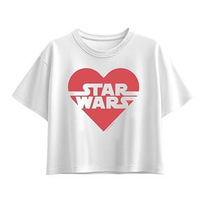 Футболка с логотипом в виде сердца для девочек 7-16 лет Star Wars