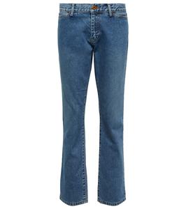 Укороченные джинсы с низкой талией Petar Petrov, Ocean