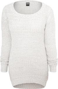 Вязаный свитер Urban Classics Ladies Long Wideneck Sweater, белый