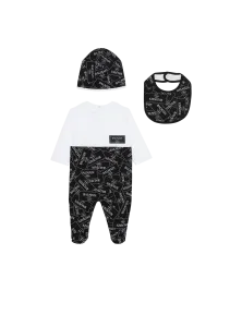 Детский комплект из 3 предметов Balmain, черный