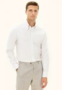 Рубашка в полоску стандартного кроя Oscar Jacobson, Optical White