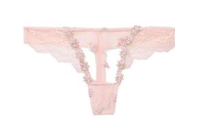 Женские трусы Victoria's Secret, цвет 1 strip (cherry blossom powder)