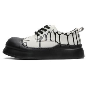 WEISHIBANGWEI Низкие повседневные туфли, увеличивающие рост, унисекс, белые