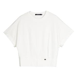 Футболка женская с круглым вырезом и зауженной талией ELLE, белый