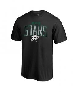 Мужская черная футболка с логотипом Dallas Stars Arch Smoke Fanatics, черный