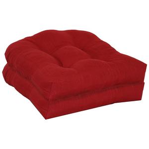 Sonoma Goods For Life Комплект подушек для одинарного плетеного стула из 2 предметов для использования на открытом воздухе и в помещении, красный
