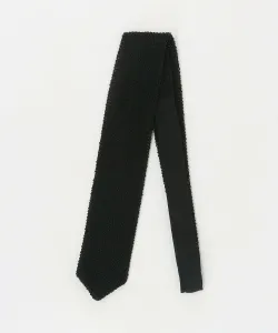 Вязаный галстук United Arrows, цвет Black