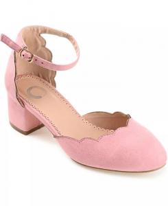 Женские туфли Edna с ремешком на щиколотке Journee Collection, розовый