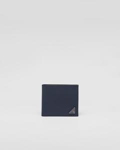 Кошелек из сафьяновой кожи Prada, синий