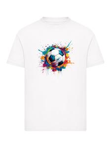 Рубашка F4NT4STIC Bunte Fußball, белый