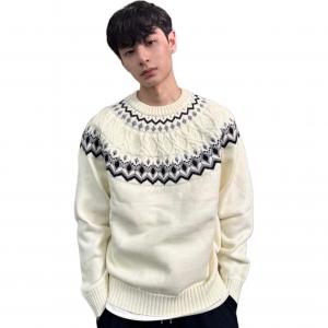 NEVER RULE Трикотажная кофта женская Apricot с круглой горловиной Moderate