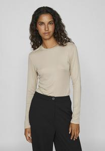 Топ с длинными рукавами RUNDHALS VILA, песочный