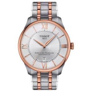 TISSOT Часы Men's Tourelles Collection Watch, Silver Dial