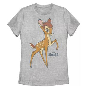 Футболка с простым портретом и логотипом Disney Bambi для юниоров Licensed Character