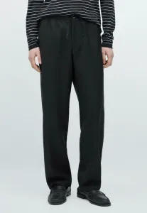 Брюки Massimo Dutti, Metallic Black