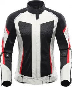 Мотоциклетная куртка из дышащей сетки, защитная экипировка, мотоциклетный костюм, комплект мотоциклетной одежды, Grey Jacket