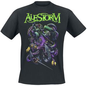 Футболка Alestorm Octopus, черный