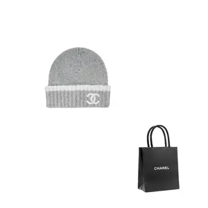 CHANEL Унисекс шапка бини, Gray