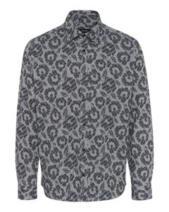 Matinique Рубашка на пуговицах 'Christaldo' обычного кроя в крапчатом синем цвете