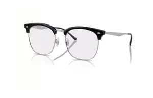 RayBan Литьевые очки в стиле бровей унисекс черные, Black