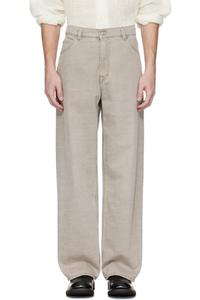 Джинсы Vast Cut серо-коричневого цвета OUR LEGACY