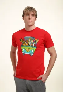 Футболка с принтом «скуби-дуби-ду» Henry Tiger, Red