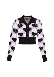 Вязаный кардиган myMo ROCKS, черный