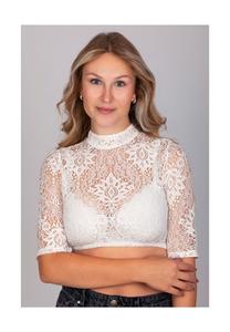 Блуза Dirndl Sissi кремовая EDELNICE, белый