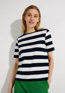 Тяжелая футболка с объемным принтом More & More, Marine Offwhite