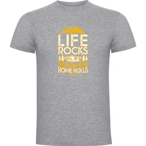 Футболка с коротким рукавом Kruskis Your Home Rolls, серый