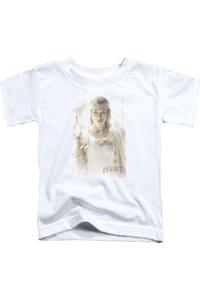 Футболка с коротким рукавом для детей Hobbit Galadriel Gildan, белый