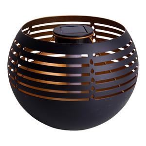 Солнечная лампа Näve, 21x16 см, черный/золотой