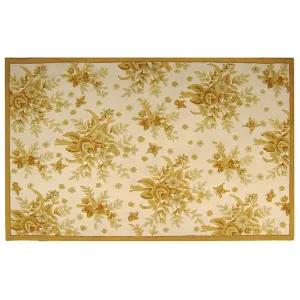 Винтажный шерстяной ковер ручной работы Chelsea Paradise с цветочным принтом Safavieh, мультиколор, 92x92 см, круглый