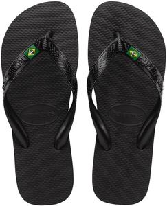 Шлепанцы Havaianas для взрослых, унисекс, с ремешком между пальцами, черный