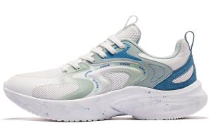 Кроссовки мужские с низким верхом белый/зеленый Qiaodan