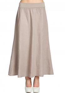 Юбка А-силуэта Caspar, грязевая