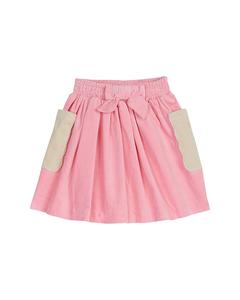 Биски Цветной блок Круглая юбка Bisby, розовый