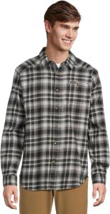 Мужская фланелевая рубашка с длинным рукавом Cornell Woods Columbia, Black Backland Tartan