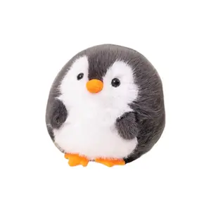 Плюшевая игрушка милый пингвин с розой дизайн высота 20см PUDOWRABBIT