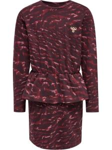 Hummel Платье 'Didde' в цветах Wine Red, Pastel Red, Dark Red