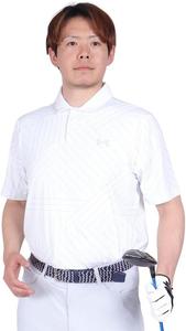 Мужская футболка-поло Under Armour Golf UA Isochill Edge, белый/серый