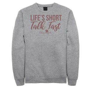 Мужской свитшот Gilmore Girls Life's Short Talk Fast Licensed Character
