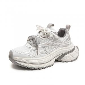 Женские кроссовки с износостойким покрытием на массивной подошве JETRAM, Ecru