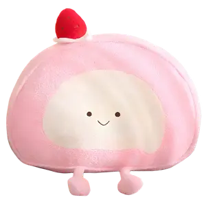 Милые плюшевые куклы Swiss Roll высотой 40 см Lv Fielder, розовый