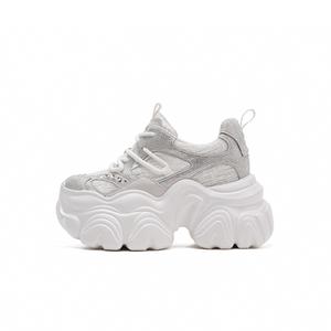 Женские кроссовки с низким верхом и массивной подошвой, устойчивые к скольжению HARSON, White