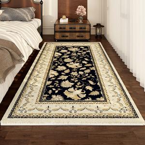 AOVOC Ковер 80х200 см из искусственного антика для спальни, утолщенный, с вышивкой, для гостиной или у кровати