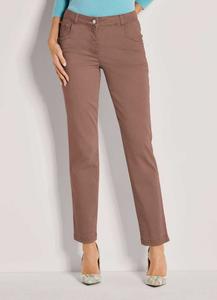 Брюки MADELEINE 5-POCKET MIT STRETCH-KOMFORT, Tobacco Brown/Brown