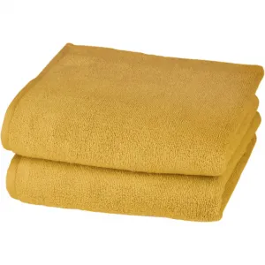 Полотенца ROSС Sensual 9000 с добавлением масла алоэ вера Ross, горчичный